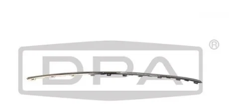 Накладка на задний бампер центр. VW Polo (10-) хром DPA 88531825502