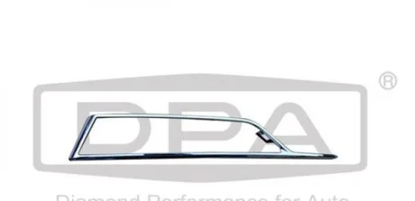 Накладка решітки бампера права хром Skoda Octavia (20-) DPA 88531826802