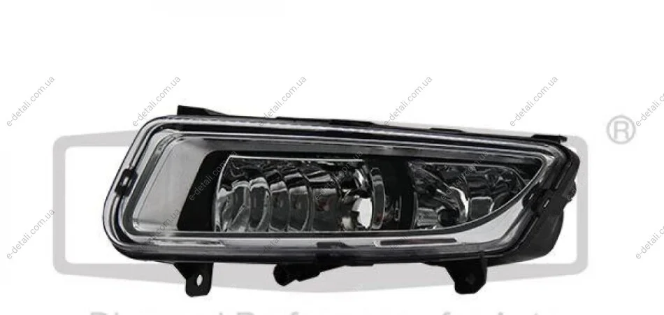 Фара противотуманная левая (под 2 лампы) VW Polo (6R1, 6C1) (09-14),Polo Saloon (602,604,612, 614),Vento (10-) DPA 89410815602 (фото 1)