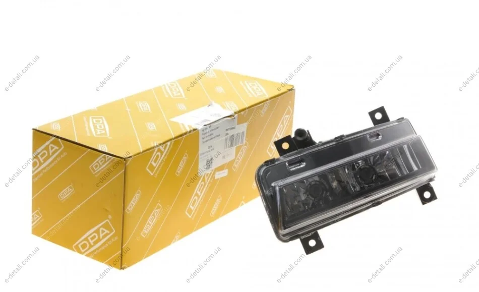 Фара противотуманная Skoda Octavia 1.2-2.0 TSI/TDI 12- (R) (черная) DPA 99411296402 (фото 1)