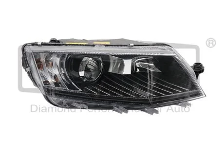 Фара правая чорная LED Skoda Octavia (13-) DPA 99411673002