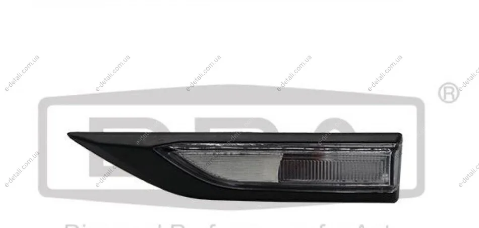 Повторитель поворота левый чорный VW T5 (16-) DPA 99491597502 (фото 1)