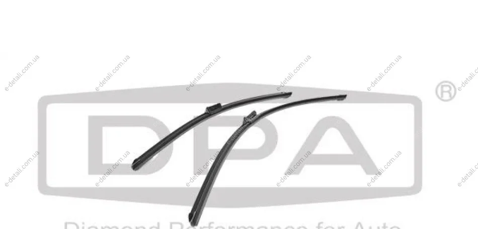 Щетки стеклоочистителя (600/475mm) VW Caddy/Golf 04-15/Audi A3/Skoda 04-13 DPA 99980110802 (фото 1)