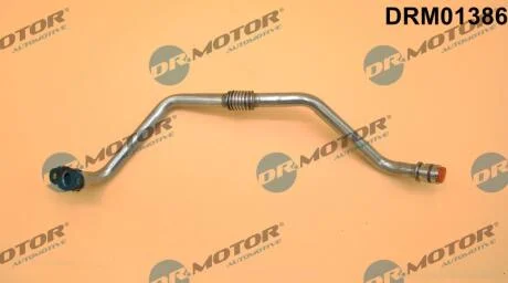 Трубка турбокомпресора ДВЗ (чорний метал) DR.MOTOR DRM01386