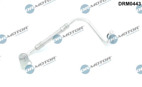 Трубка турбокомпрессора ДВЗ (чорний метал) DR.MOTOR DRM0443