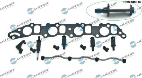 Комплект прокладок з різних матеріалів DR.MOTOR DRM18801R