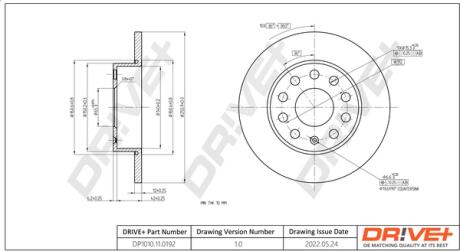 Drive+ - Гальмівний диск Drive+ DP1010.11.0192