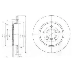 - Гальмівний диск Drive+ DP1010.11.0238