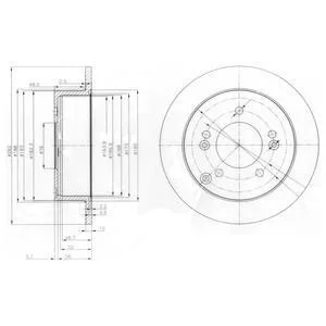 - Гальмівний диск Drive+ DP1010.11.0254