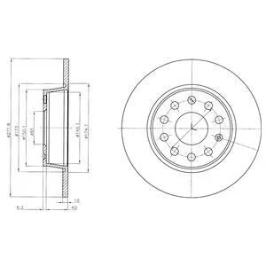 - Гальмівний диск Drive+ DP1010.11.0318