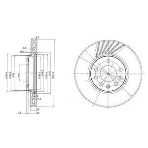 - Гальмівний диск Drive+ DP1010.11.0705