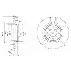 - Гальмівний диск Drive+ DP1010.11.0726
