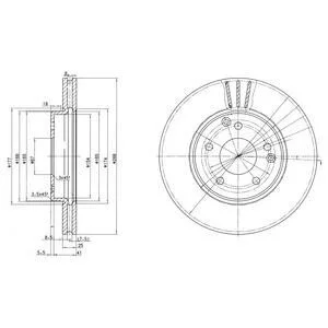 - Гальмівний диск Drive+ DP1010.11.0833