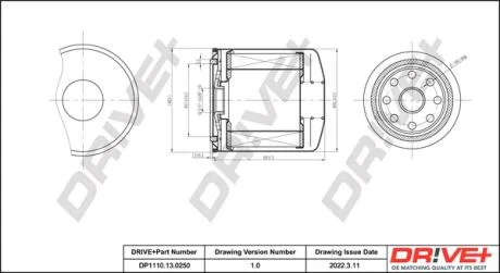 Фільтр палива (аналог WF8172) Drive+ DP1110.13.0250