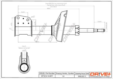 Drive+ Амортизатор (передній) CLIO Drive+ DP1610.10.0071