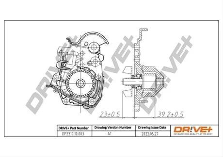 Насос охолоджуючої рідини Drive+ DP2310.10.003
