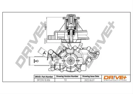 Насос охолоджуючої рідини Drive+ DP2310.10.006