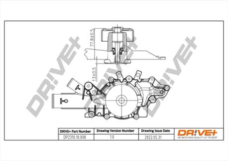 Drive+ Насос охолоджуючої рідини Drive+ DP2310.10.008