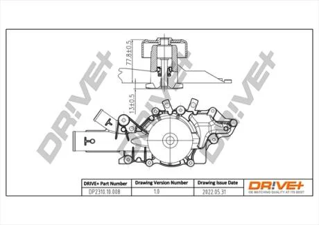 Насос охолоджуючої рідини Drive+ DP2310.10.008