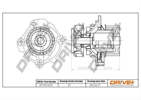 Drive+ Насос охолоджуючої рідини Drive+ DP2310.10.031