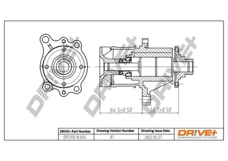 Насос охолоджуючої рідини Drive+ DP2310.10.034