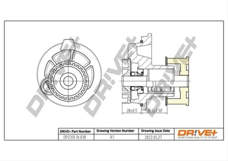 Насос охолоджуючої рідини Drive+ DP2310.10.038