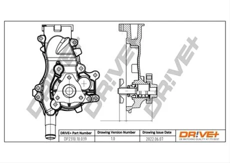 Насос охолоджуючої рідини Drive+ DP2310.10.039