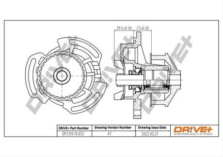 Насос охолоджуючої рідини Drive+ DP2310.10.052