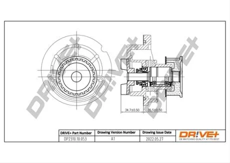 Насос охолоджуючої рідини Drive+ DP2310.10.053