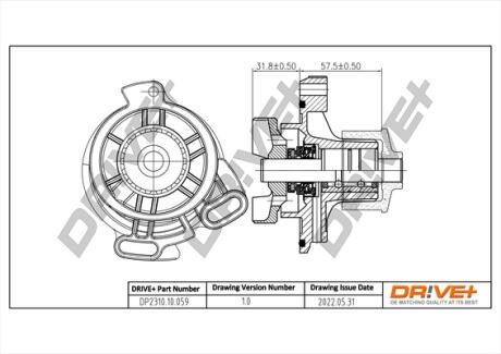 Drive+ Насос охолоджуючої рідини Drive+ DP2310.10.059