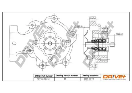 Насос охолоджуючої рідини Drive+ DP2310.10.061