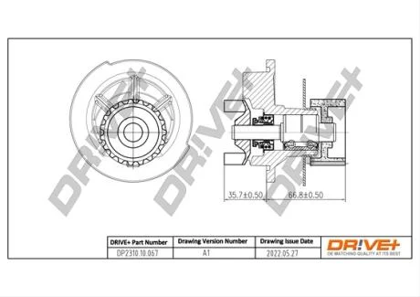 Насос охолоджуючої рідини Drive+ DP2310.10.067