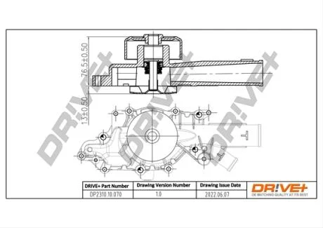 Насос охолоджуючої рідини Drive+ DP2310.10.070