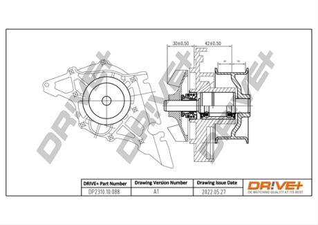 Drive+ Насос охолоджуючої рідини Drive+ DP2310.10.088
