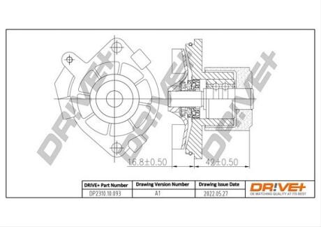 Drive+ Насос охолоджуючої рідини Drive+ DP2310.10.093