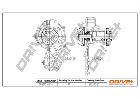 Drive+ Насос охолоджуючої рідини Drive+ DP2310.10.094