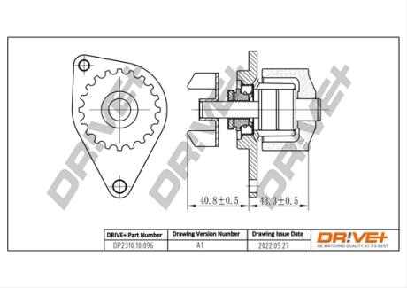 Drive+ Насос охолоджуючої рідини Drive+ DP2310.10.096
