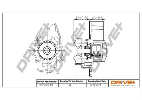 Насос охолоджуючої рідини Drive+ DP2310.10.100