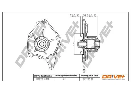 Насос охолоджуючої рідини Drive+ DP2310.10.101