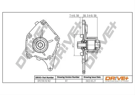 Насос охолоджуючої рідини Drive+ DP2310.10.102