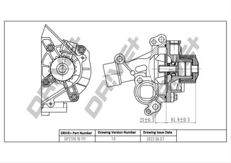 Drive+ Насос охолоджуючої рідини Drive+ DP2310.10.111