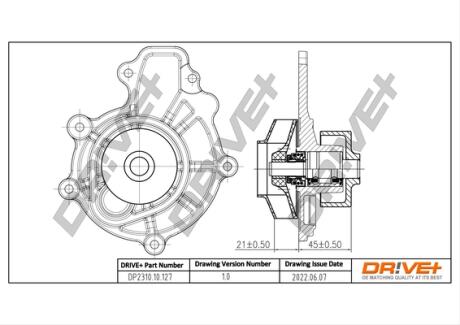 Drive+ Насос охолоджуючої рідини Drive+ DP2310.10.127