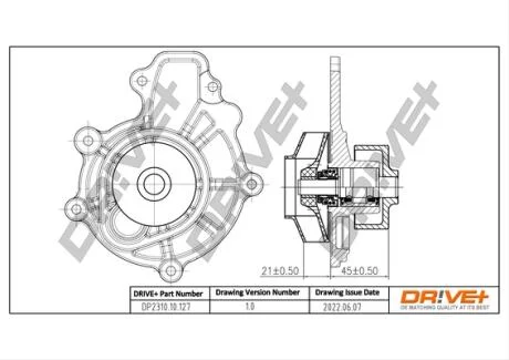 Насос охолоджуючої рідини Drive+ DP2310.10.127
