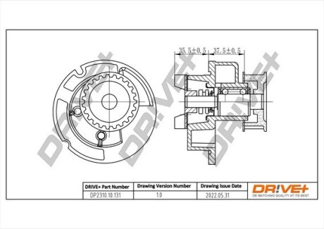 Drive+ Насос охолоджуючої рідини Drive+ DP2310.10.131