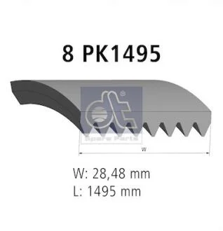 Доріжковий ремінь DT 3.34309