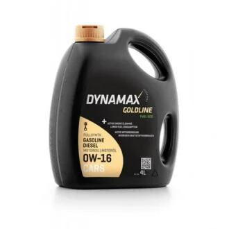 Олива DYNAMAX GOLDLINE FUEL ECO 0W16 4L Dynamax 502878