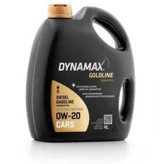 Масло моторне DYNAMAX GOLDLINE LONGLIFE FE 0W20 (4L) Dynamax 503304