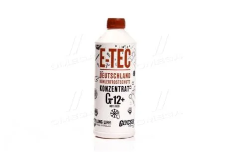 Антифриз концентрат Gt12+ Glycsol made in Germany червоний в 1,5 кан. п/е E-TEC 9588