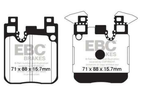 Гальмівні колодки, тюнінг EBC DP42133R