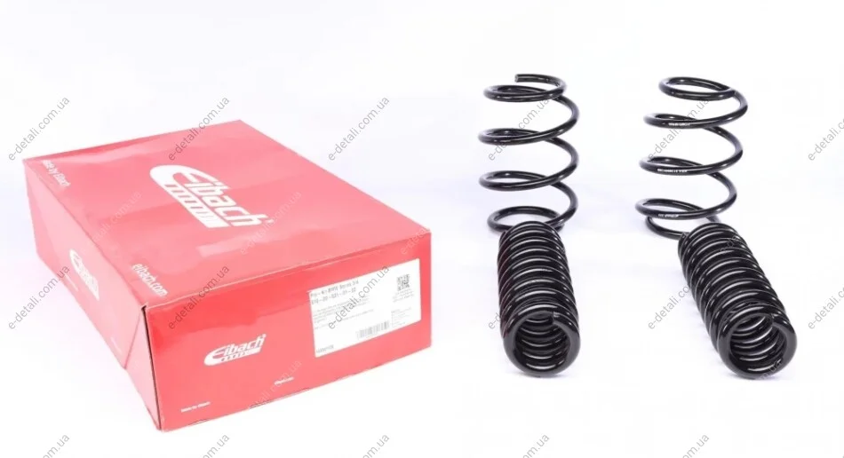 Комплект пружин (Pro-Kit) BMW 3 (F30/F80)/4 (F32) 11- (4 шт.) (наг передней оси 965 kg) (не Xdive) EIBACH E10-20-031-01-22 (фото 1)